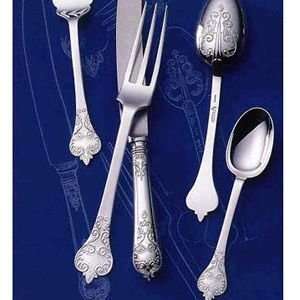   William & Mary Sterling Silver Serving Fork HH
