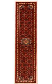 Runner Rug Handmade Persian Carpet Wool Hamadan 2 x 9  