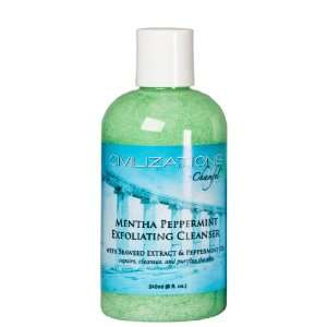  Chamfel Mentha Peppermint Exfoliating Face Cleanser 8 Oz 