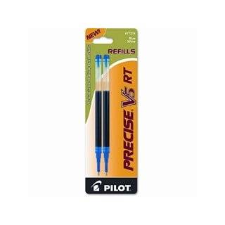   Precise V5 RT Rolling Ball Pens. Extra Fine Point, 2/PK, Blue by Pilot