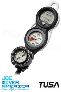 clothing books scuba tusa element 3 gauge console with compass