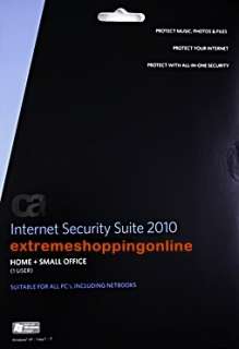 CA Internet Security Suite 2010 Anti Virus 1yr Licence  