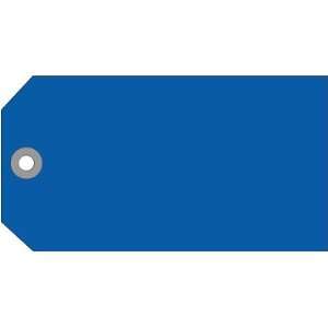  4 3/4 x 2 3/8 Blue Plastic Tags