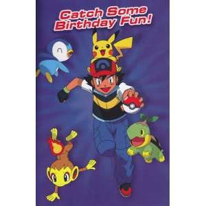  Greeting Card Birthday Card with Sound Pokemon Catch Some 