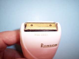 JJ002 Retro Pink Lady Ronson Electric Shaver w/Jewel  