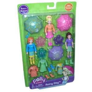com Polly Pocket Year 2006 4 Inch Doll Playset   RAINY DAY with Polly 