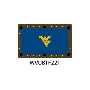West Virginia University Football Pool Table Felt Design West 