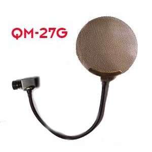  Q Mic QM 27g Round Gold Pop Filter Musical Instruments