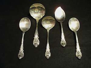 GROUP OF 5 WALLACE SIR CHRISTOPHER STERLING SILVER SERVING PIECES 