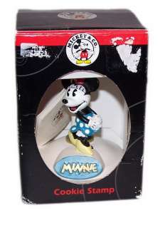 MINNIE MOUSE CERAMIC COOKIE STAMP FACE MOLD DISNEY  