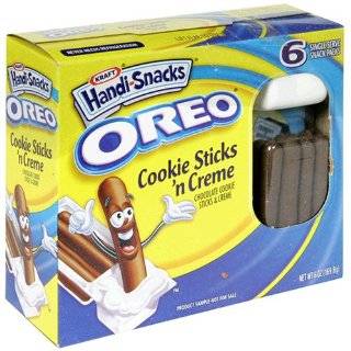 Handi Snacks Oreo Cookie Sticks n Creme, 6 Count Boxes (Pack of 12)