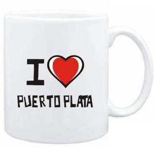  Mug White I love Puerto Plata  Cities