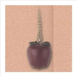    Details Acrylic Red Apple Ceiling Fan Pull Chain
