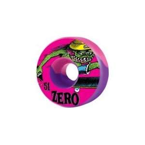  Zero Street Demon Swirl Purple / Pink Skateboard Wheels 