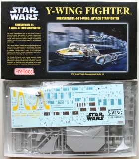 Star Wars Y WING FIGHTER 172 scale   Fine Molds SW8  