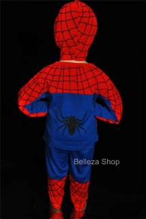 HALLOWEEN Party Spiderman Kid Cosplay Costume SZ 4T 5T  