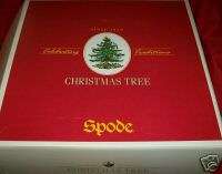 SPODE CHRISTMAS TREE 5 PIECE PLACE SETTING NWT $105.00  