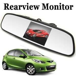 Inch Color Digital TFT LCD Screen Car Rear View Mirror Monitor 