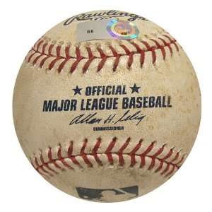  Rangers at Red Sox 4 18 2008 Game Used Baseball (MLB 