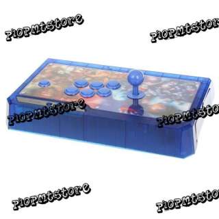   blue Sanwa PC 3D Arcade FIGHT STICK fightstick for Street Fighter 4 IV