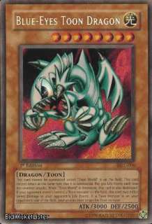 You are bidding on Blue Eyes Toon Dragon Near Mint Normal Unlimited 
