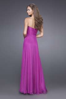 Sexy Long Chiffon Formal Prom Party Homecoming Club Dress Gown Size 