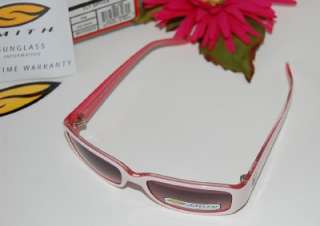 New Smith Optics TLT MINX Pink & White Sport Sunglasses w/ Crystal 