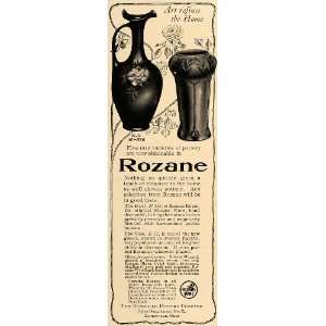  1905 Ad Rozane Roseville Pottery Company Zanesville 