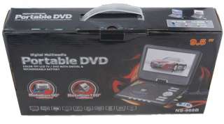 Portable DVD Player 270°Swivel Screen TV Function  