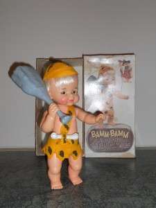 Pebbles Flintstones Guy Tiny Bamm Bamm 12 Doll Ideal MIB  
