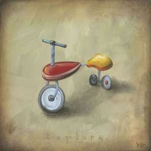  Boys Toys   Trike Canvas Reproduction