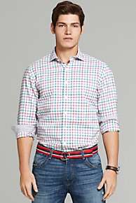 NEW $65 TOMMY HILFIGER DRESS/CASUAL SHIRTS @  VARIOUS STYLES 