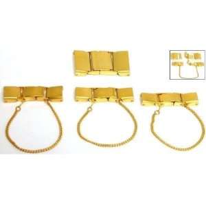  4 Watch Band Buckle Gold Plated Safety Clasps 4 Sizes 