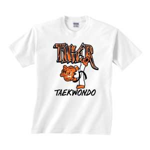  Taekwondo   Tiger TKD   Short Sleeve T shirt Clothing