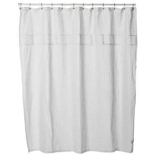    Nautica Tuck Dobby Shower Curtain, White Explore similar items