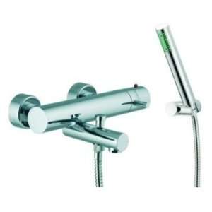   S4034 Wall Mounted Thermostatic Bath Mixer With Hand Shower Set S4034