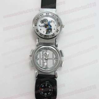 Detective Conan Children Anime Turntable Watch DM464W  