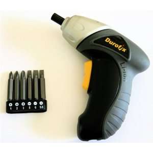  DUROFIX   4V CORDLESS SCREWDRIVER. LITHIUM ION TECHNOLOGY 