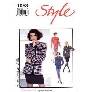   Pattern Misses Jackets Skirt Suit Size 8   20 Arts, Crafts & Sewing