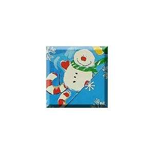  1ea   24 X 100 Sledding Snowman/Reversible Gift Wrap 