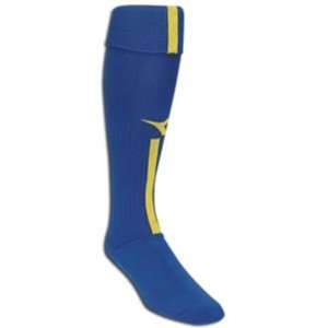  Diadora Azzurri Soccer Socks (Royal/Yellow) Sports 