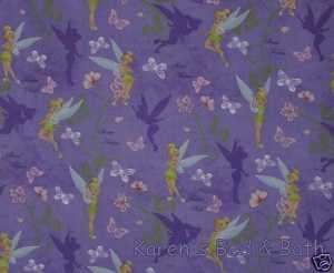 Tinkerbell Fairy Girls Lilac Butterfly Curtain Valance  
