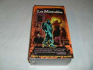 Les Miserables (2 VHS TAPE SET, 1997)   JEAN GABIN   NEW 095163923235 