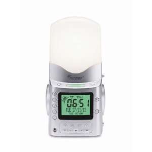  Simulator Alarm Clock With Built In Lamp and Sleep Sounds   SRS260US