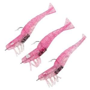  D.O.A. Fishing Lures 3 Standard Shrimp Rigged Plastic 