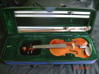 New Handmade Violin Flamed Case 4/4 FULL MONEY BACK GUARANTEE #M17 