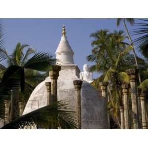  Great Seated Buddha and Dagoba at Mihintale, Sri Lanka 