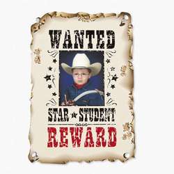 Lot of 12 WesternWanted Star Student Reward Photo Card 886102051108 