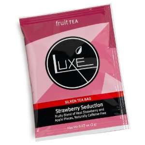 Luxe Tea Strawberry Seduction, 100 Count Grocery & Gourmet Food