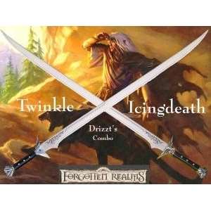  Drizzt DoUrden   Icingdeath & Twinkle Scimitar Sword 